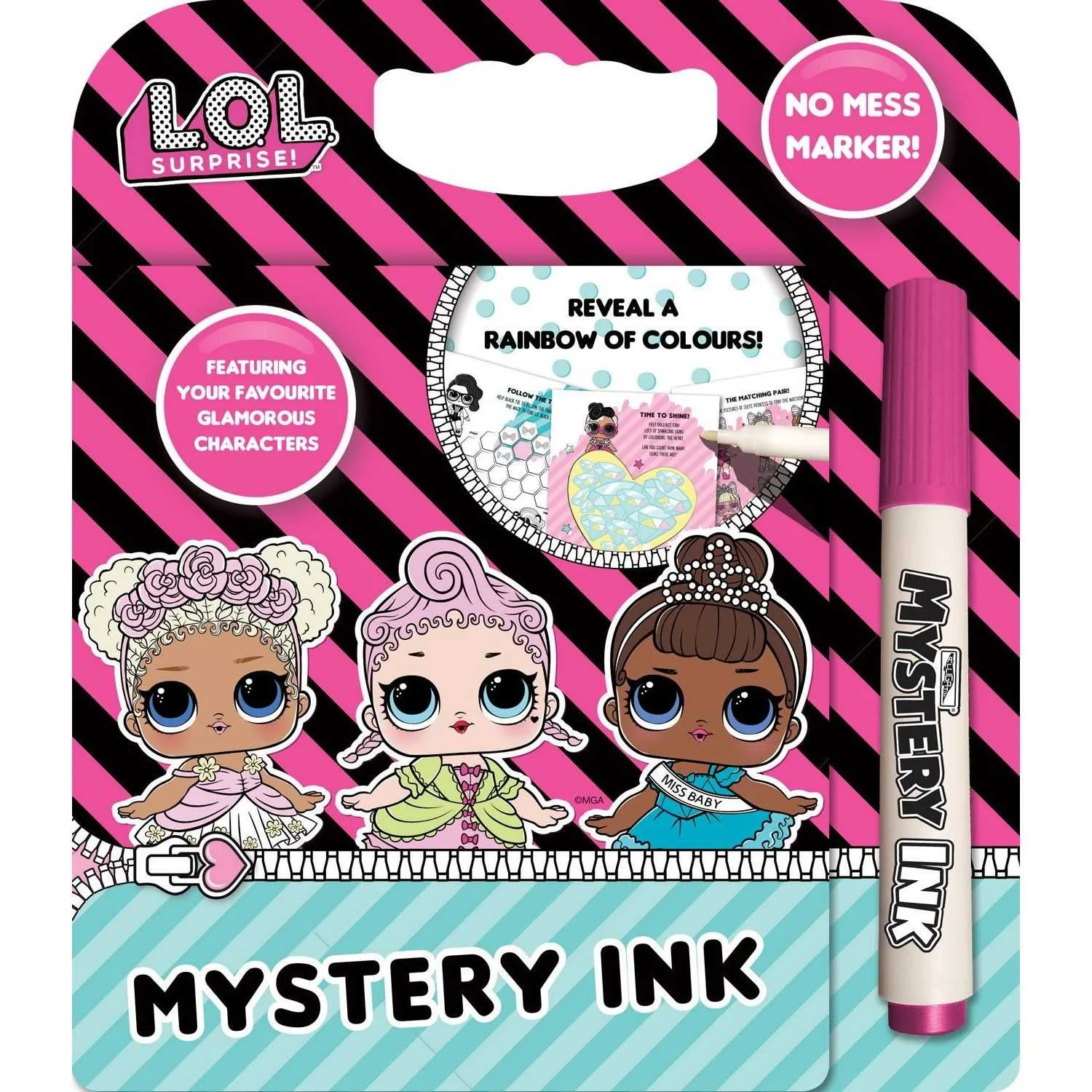 Carte de activitati cu carioca magica LOL Surprise Alligator AB3079LOLMI2