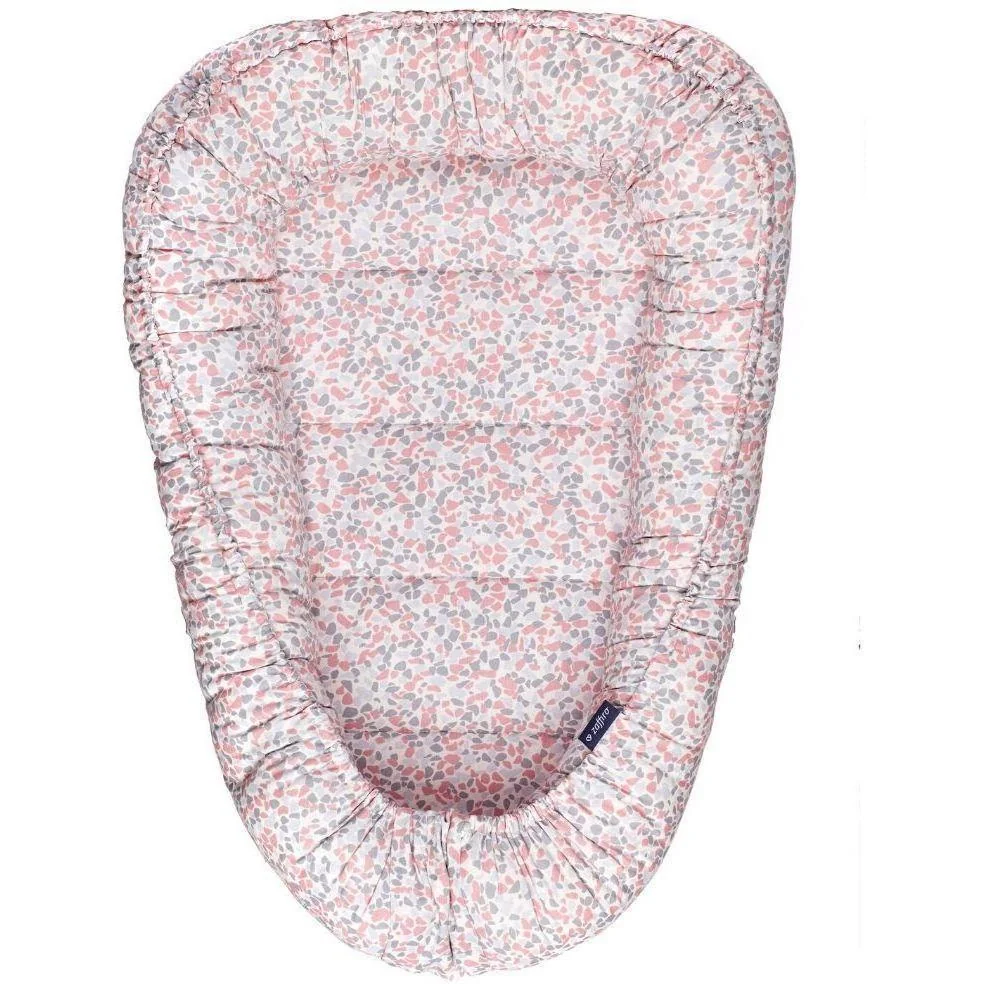 Protectie somn cu 2 fete Baby Nest  Womar Zaffiro Pink