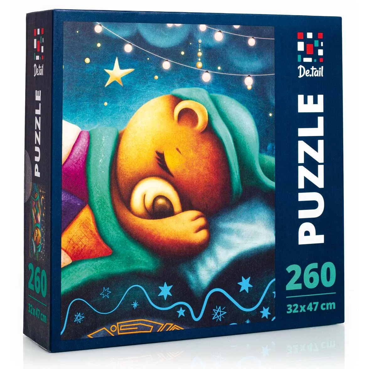 Puzzle Sleeping bear, 32x47 cm, 260 piese De.tail DT200-01