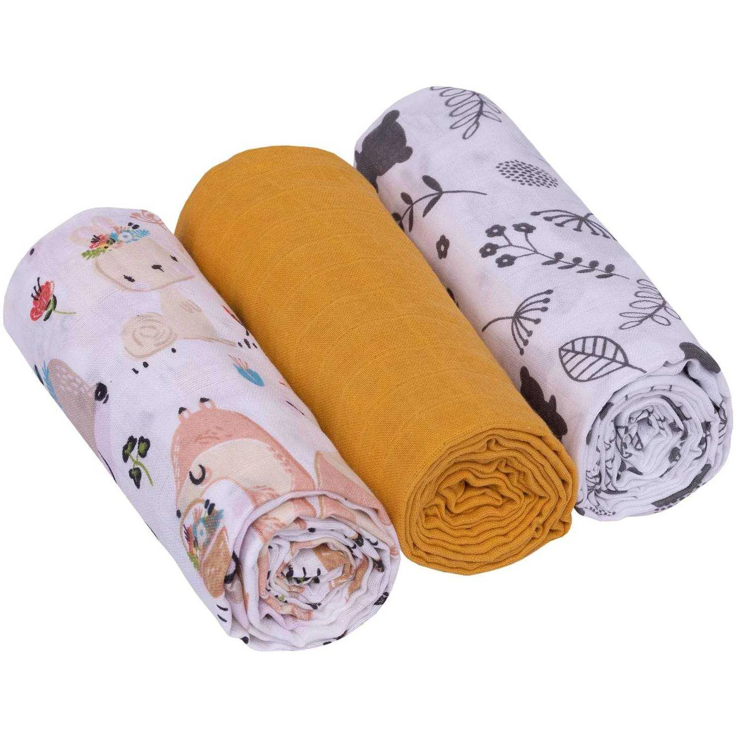 Set 3 scutece din muselină Infantilo IF19192