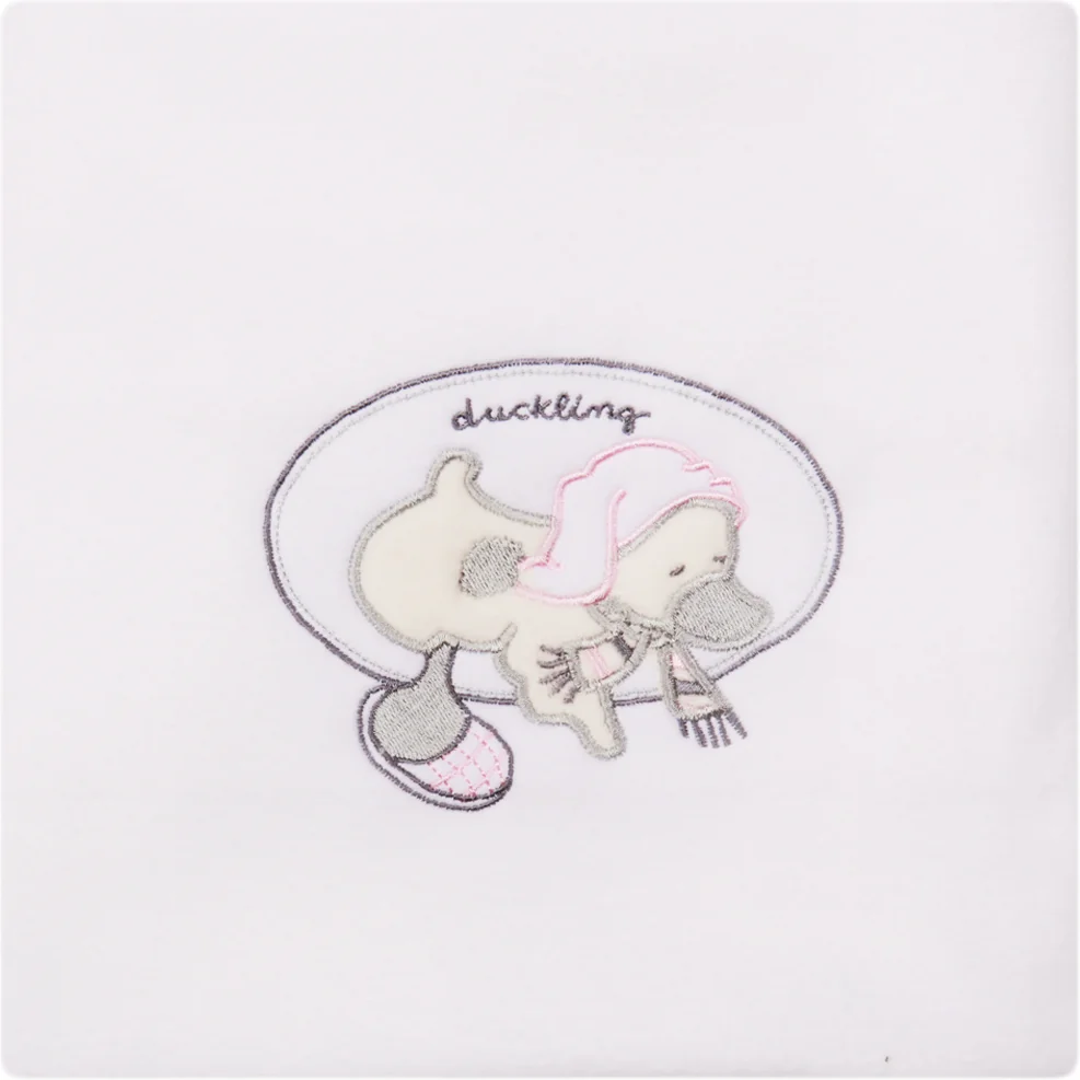 Păturică bebeluși cu Broderie Polar Fleece 90 x 80 cm Womar Zaffiro PT-PF-01