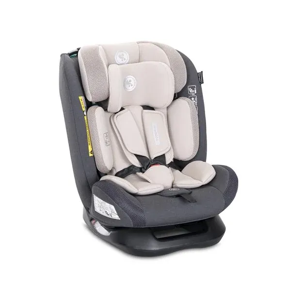 Scaun auto pentru copii, Scorpius, i-Size, 0 luni-12 ani, 40-150 cm, Beige