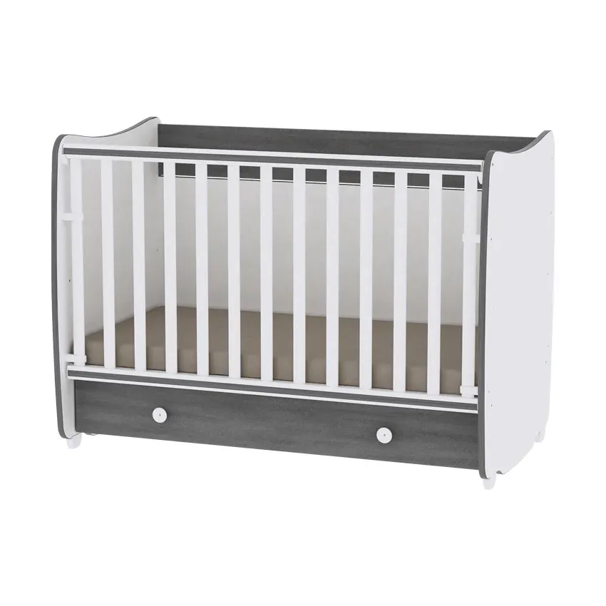 Mobilier Dream New 60x120, White & Vintage Gray