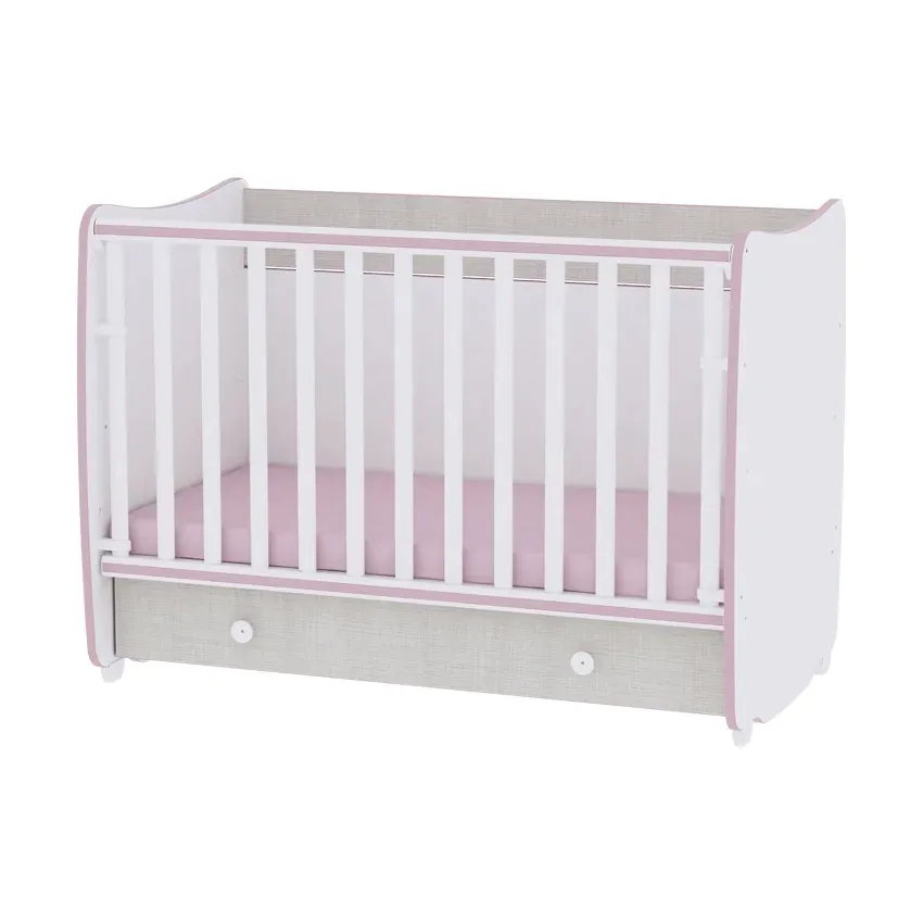 Mobilier Dream New 60x120, White & Pink Crossline