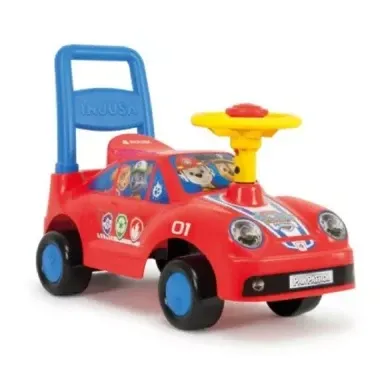 Masinuta pentru copii tip ride-on, Paw Patrol, cu maner pentru impins, fara pedale, 12 luni+