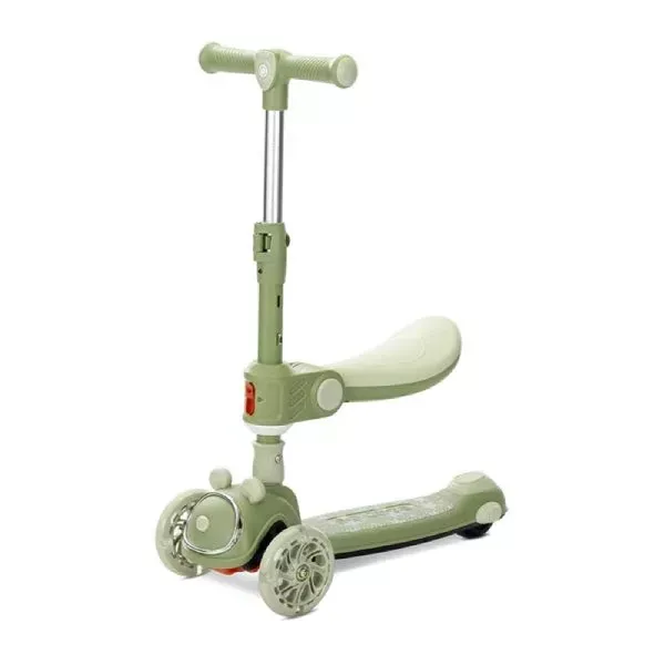 Trotineta pliabila, cu sezut pliabil, Swiftie, pana la 50 kg, Green
