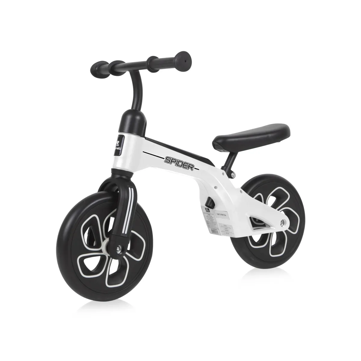 Bicicleta de tranzitie 2in1, Spider, fara pedale, roti mari, White