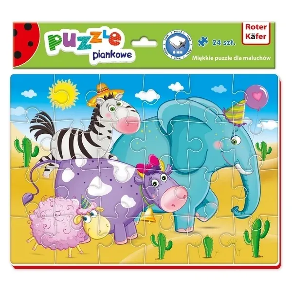 Puzzle Animals 24 piese Roter Kafer