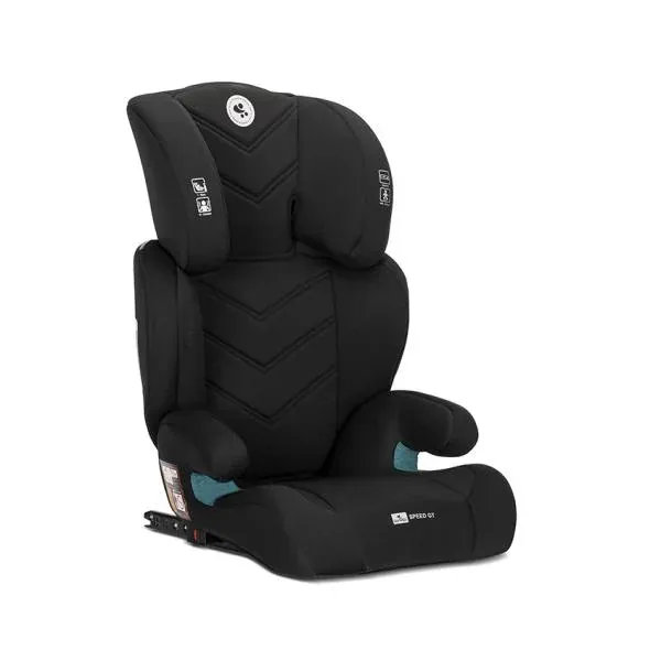 Scaun auto, Speed GT, I-Size, Isofix, transformabil in inaltator auto, 3-12 Ani, 100-150 cm, Black