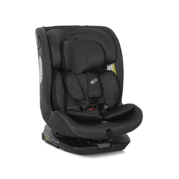 Scaun auto pentru copii, Rodeo, i-Size, Isofix, rotativ, 0 luni-12 ani, 40-150 cm, Black