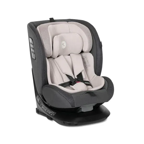 Scaun auto pentru copii, Monza, i-Size, Isofix, rotativ, anti rebound bar, rotativ, 40-150 cm, Beige