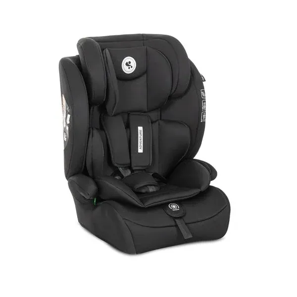 Scaun auto, Adventure, i-Size, 15 Luni-12 Ani, 76-150 cm, Black