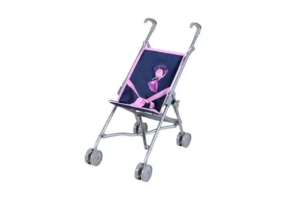 Carucior sport pentru papusi, Knorr Toys, Sim, 42 x 27 x 55 cm, 3 Ani+, Princess Blue