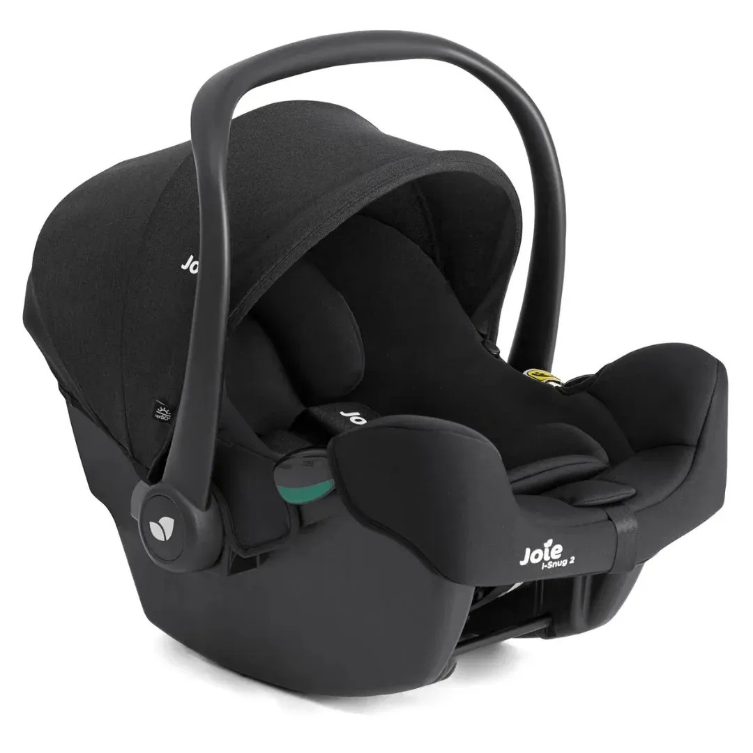 Joie - Scoica auto i-Snug 2 cu tetiera reglabila, 40-75 cm, Raven, testata ADAC si certificata R129