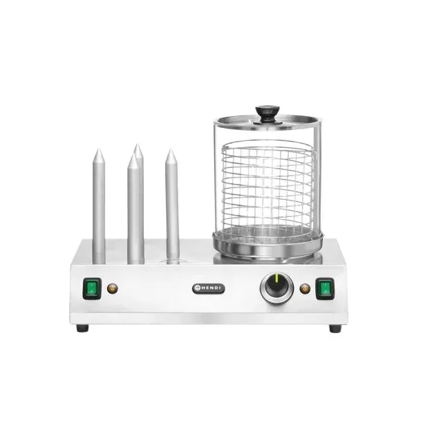 Aparat incalzit Hot Dog, Hendi, 220-240V/550W, 500x310x(H)395mm