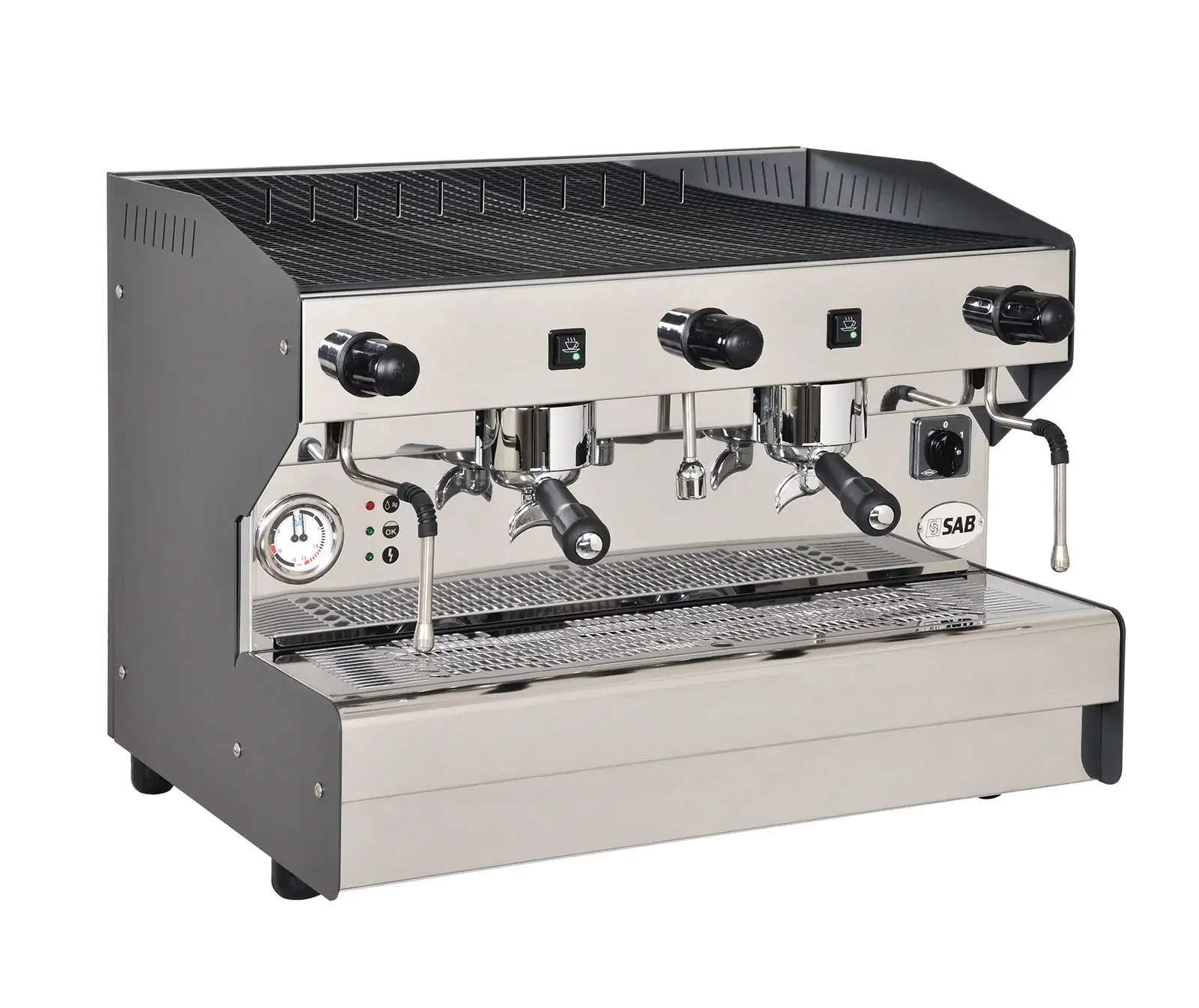 Espressor Profesional Semi-Automat Jolly Compact 2 Grupuri Inox