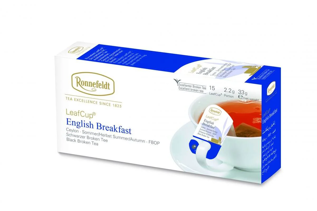 Ceai Negru Ronnefeldt Leafcup English Breakfast 15 plicuri