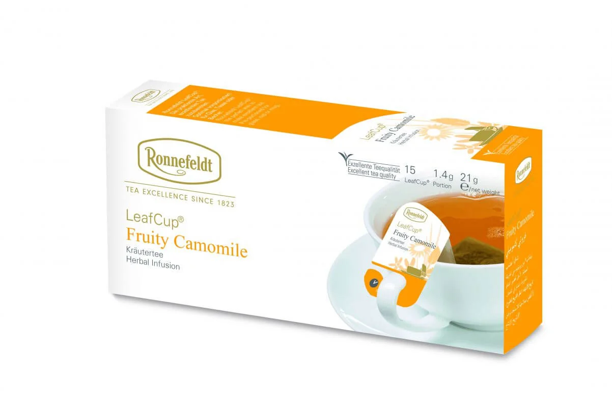 Ceai de Plante Ronnefeldt Leafcup Fruity Camomile 15 plicuri