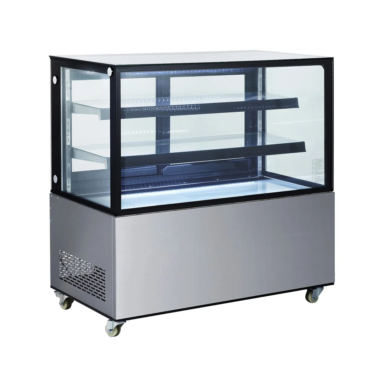 Vitrina frigorifica de prezentare ARKTIC by Hendi, 0°C – 6°C, inox, 510 litri, 490 W