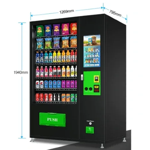 Distribuitor Automat Snack KioVend TSD60 EC 21.5" versiune BB