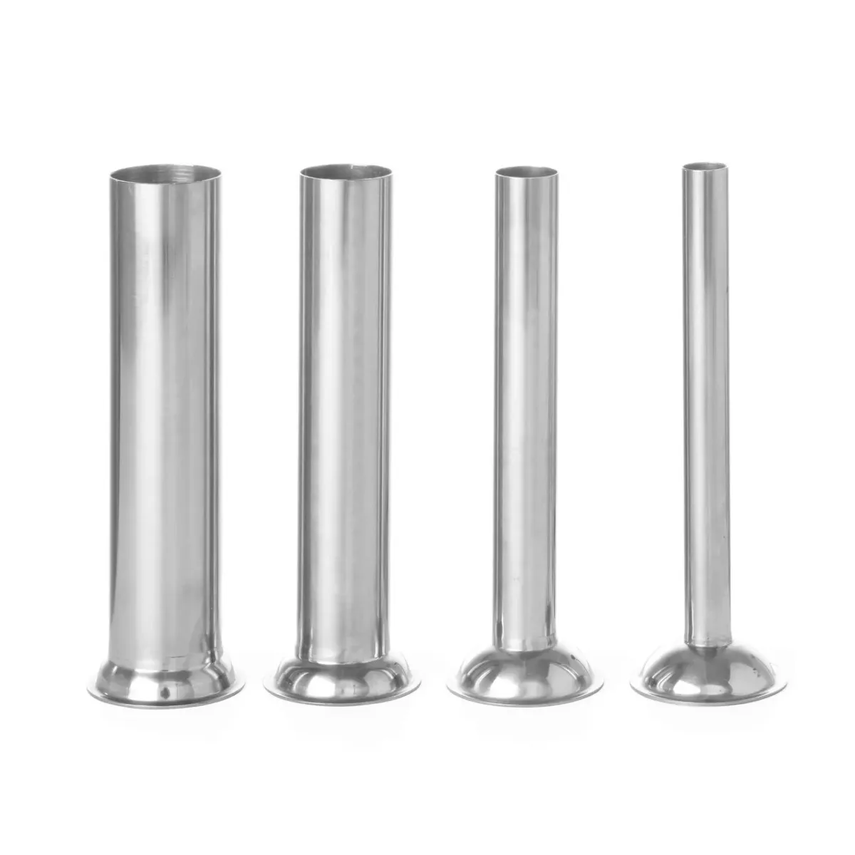 Aparat umplut carnati inox, profesional, manual, capacitate 3 litri, Hendi Profi Line, 3 palnii incluse