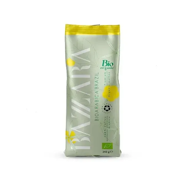 Cafea Bazzara Bioarabica Brazil boabe 250 gr
