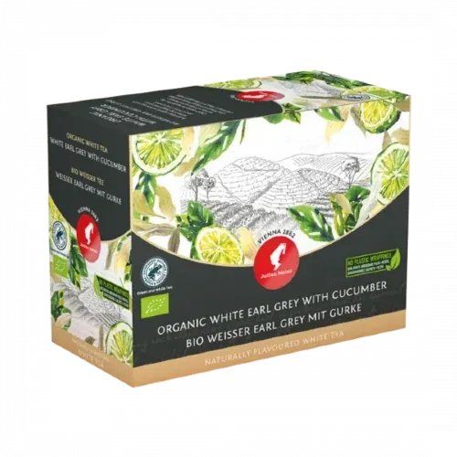 Ceai Organic Julius Meinl Big Bag White Earl Grey with Cucumber (20 plicuri x 3.25 gr)