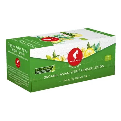 Ceai Organic Julius Meinl SB Asian Spirit Ginger Lemon (25 plicuri x 1.75 gr)