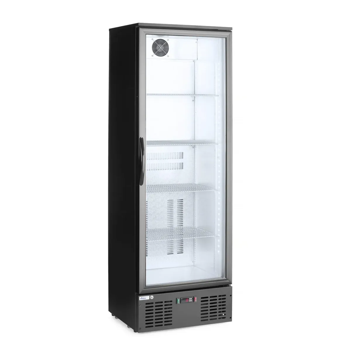 Vitrina frigorifica de prezentare interval temp. 2/10 C, 195 W, corp inox, ARKTIC by Hendi, 600x530x(H)1820 mm 300 Litri, Clasa energetica E