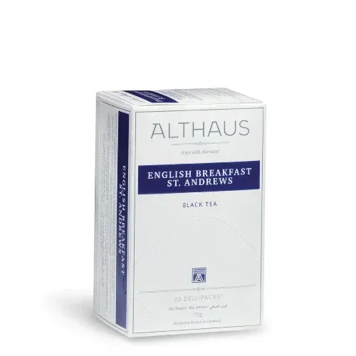 Ceai Negru Althaus Deli Pack English Breakfast St.Andrews 20 plicuri