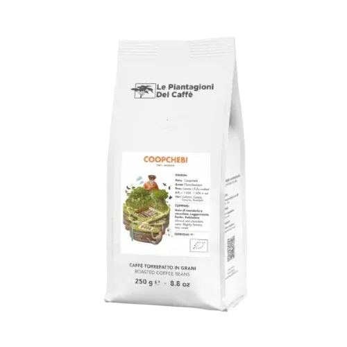 Le Piantagioni del Caffe Coopchebi boabe 250 gr