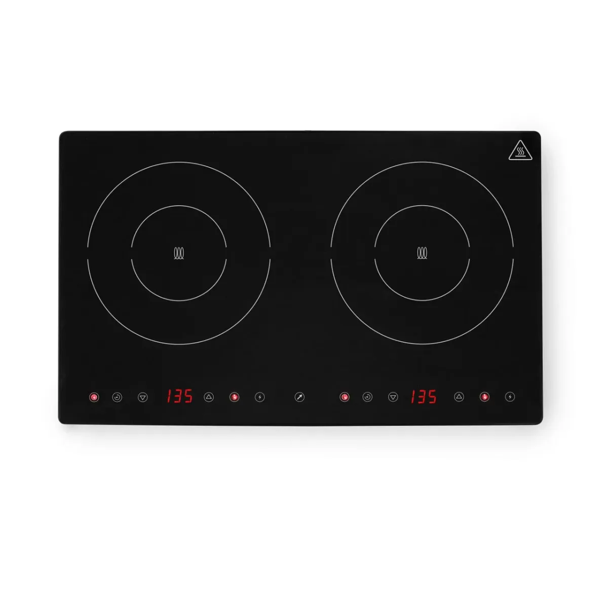 Plită Dublă cu Inducție Hendi Black Line — 3500W, 2 Zone