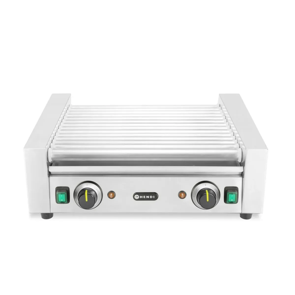 Grill Rolă Cârnați Hendi-14 Role, 2 Zone de Încălzire, 1230W, 566x640x(H)192 mm