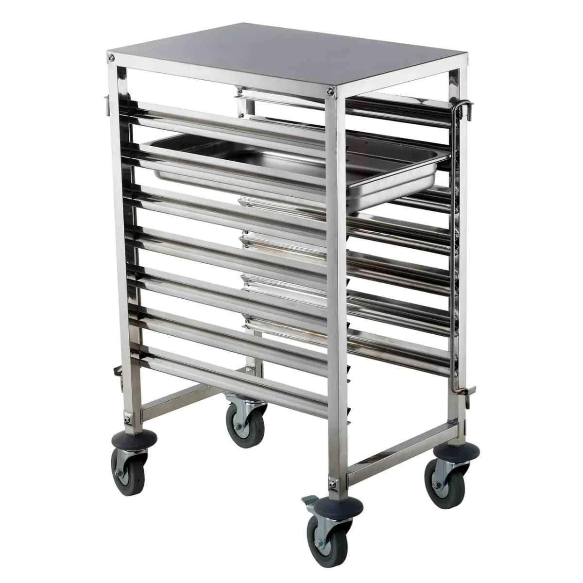Cărucior Debarasare Hendi-7x GN 1/1, Inox, 445x615x(H)945mm