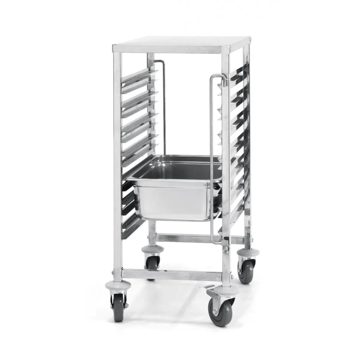 Cărucior Debarasare Hendi-7x GN 1/1, Inox, 445x615x(H)945mm