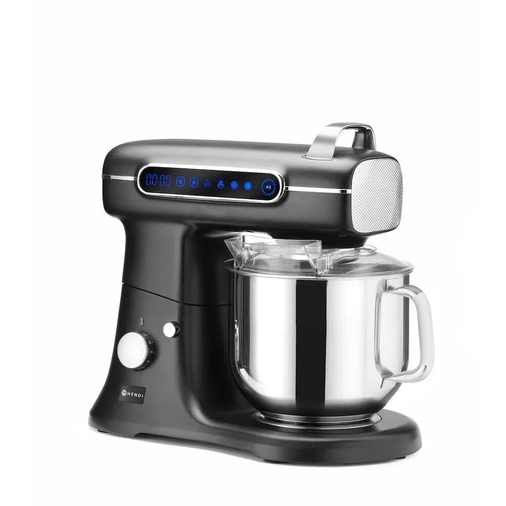 Mixer Planetar Black Bolt Hendi 7L 1500W 11 Viteze 4 Programe Motor DC Silentios 460x310x379mm
