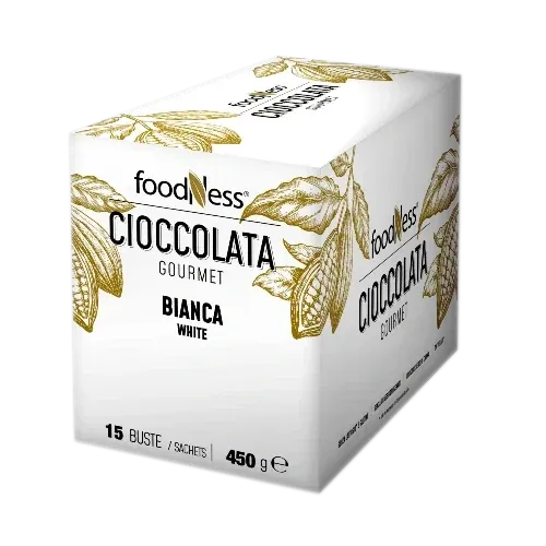 Ciocolata Calda Alba Foodness (15 plicuri x 30 gr)