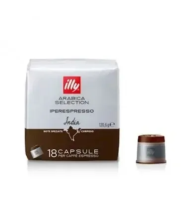 Cafea illy Iperespresso Arabica Selection India 18 capsule