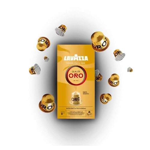 Cafea Lavazza Qualita Oro 10 capsule compatibile Nespresso