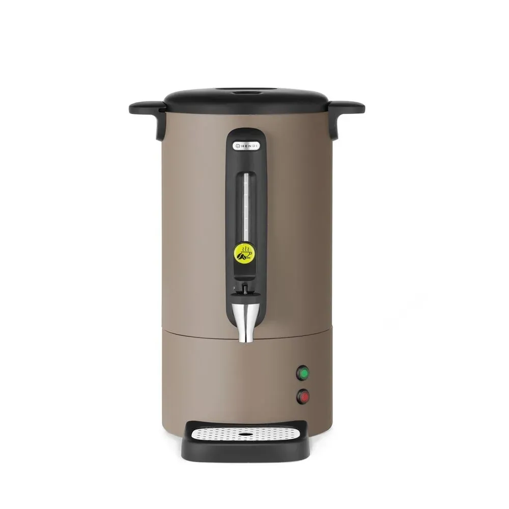 Percolator Hendi UNIQ Concept Line-7 Litri, Taupe Mat, Design Bronwasser, 950+90W