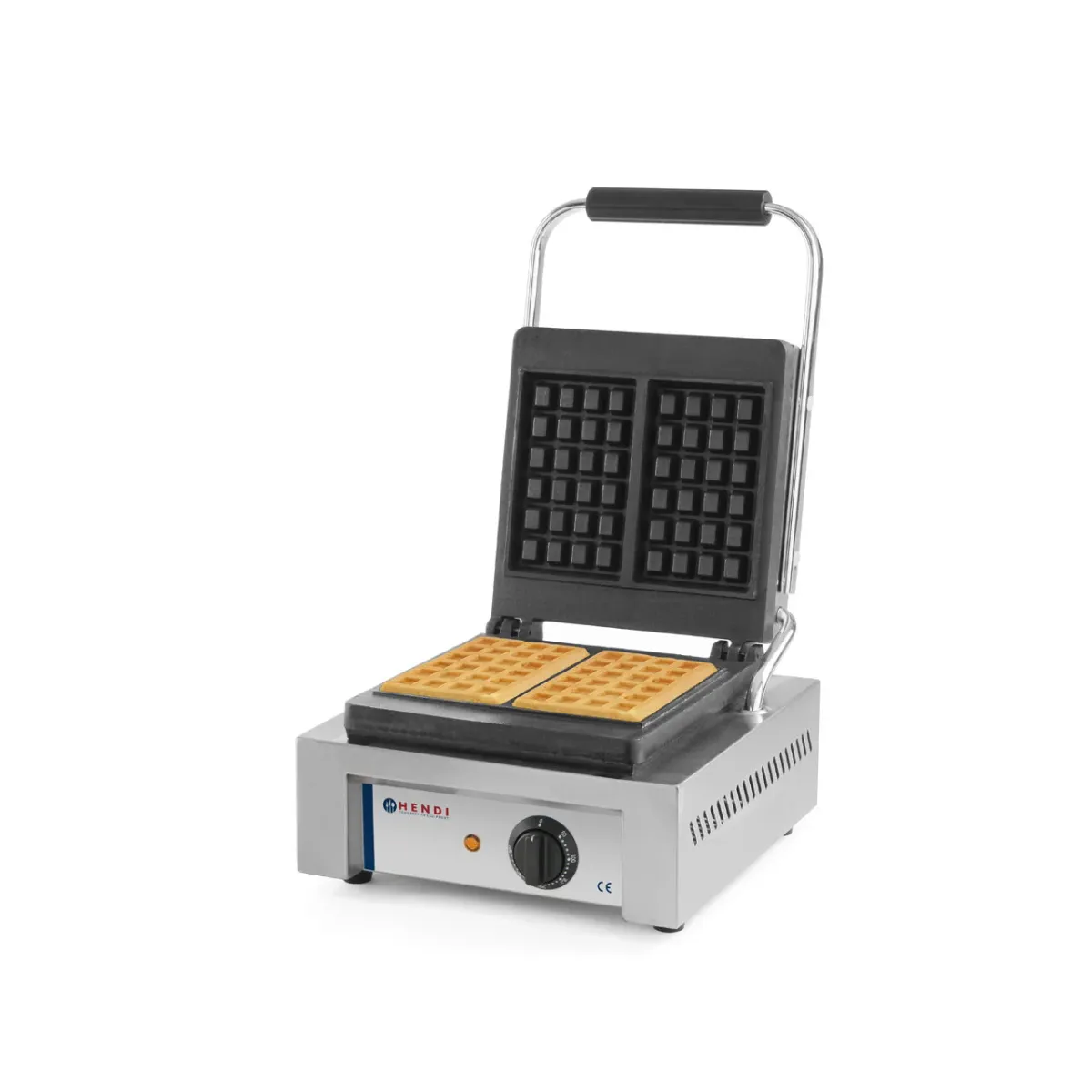 Aparat Profesional Preparare Vafe Hendi 1500W Fonta Anti-Lipire 2 Modele 4x6 480x320x226mm