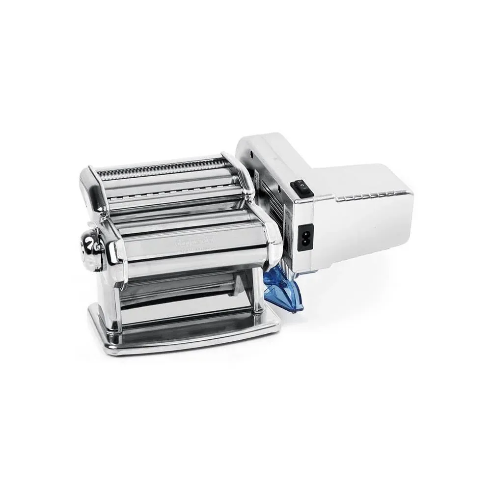 Aparat electric pentru paste Hendi Kitchen Line, 80 W, fettuccine 6,5 mm/tagliatelle 2 mm, grosime reglabila aluat